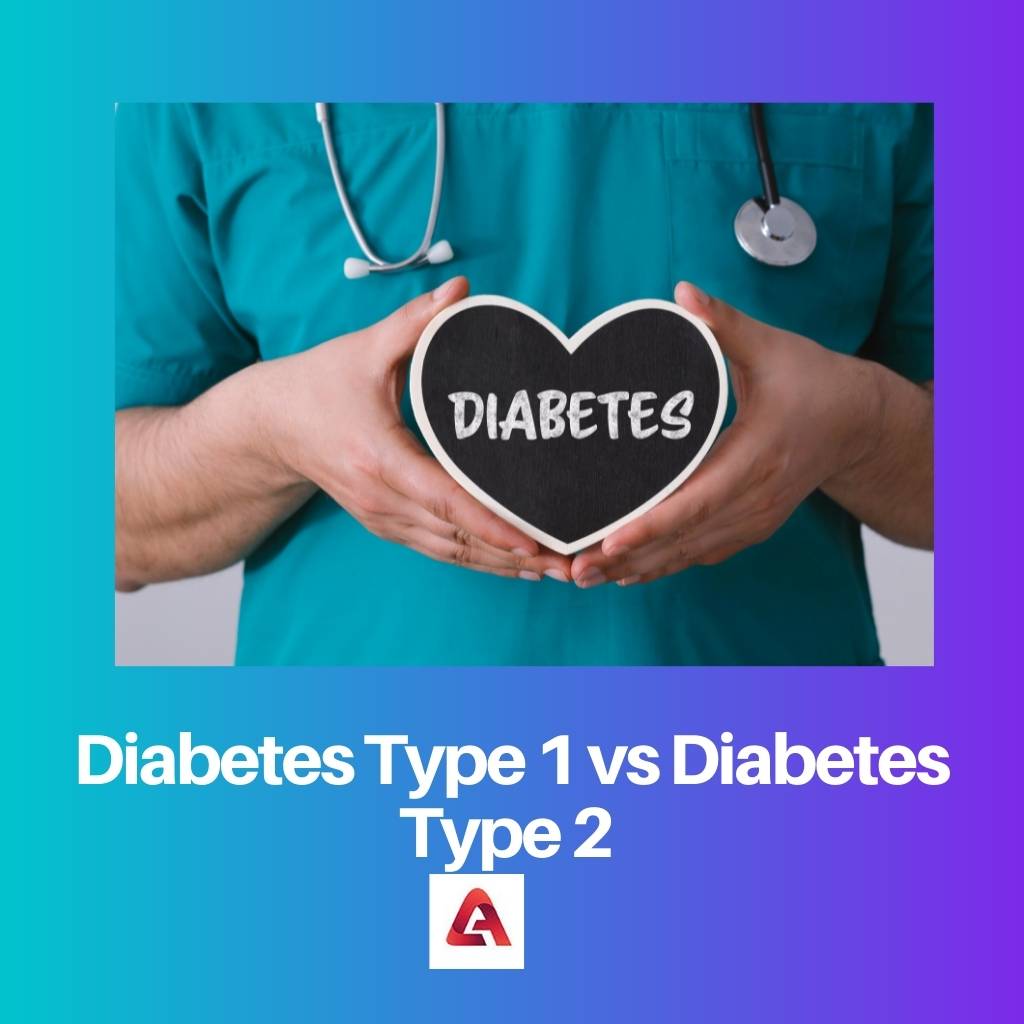 Diabetes typu 1 versus diabetes typu 2