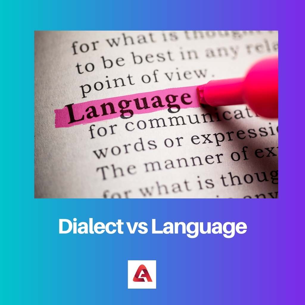 Dialect vs Language