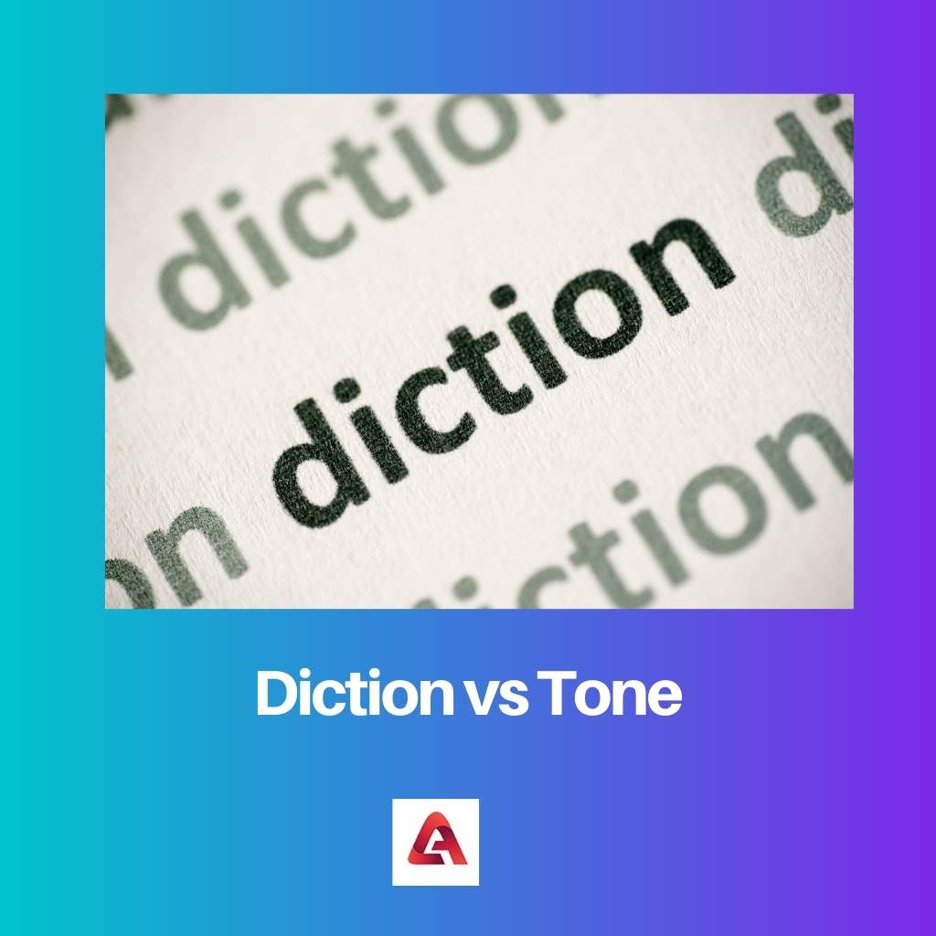 Diktion vs. Ton
