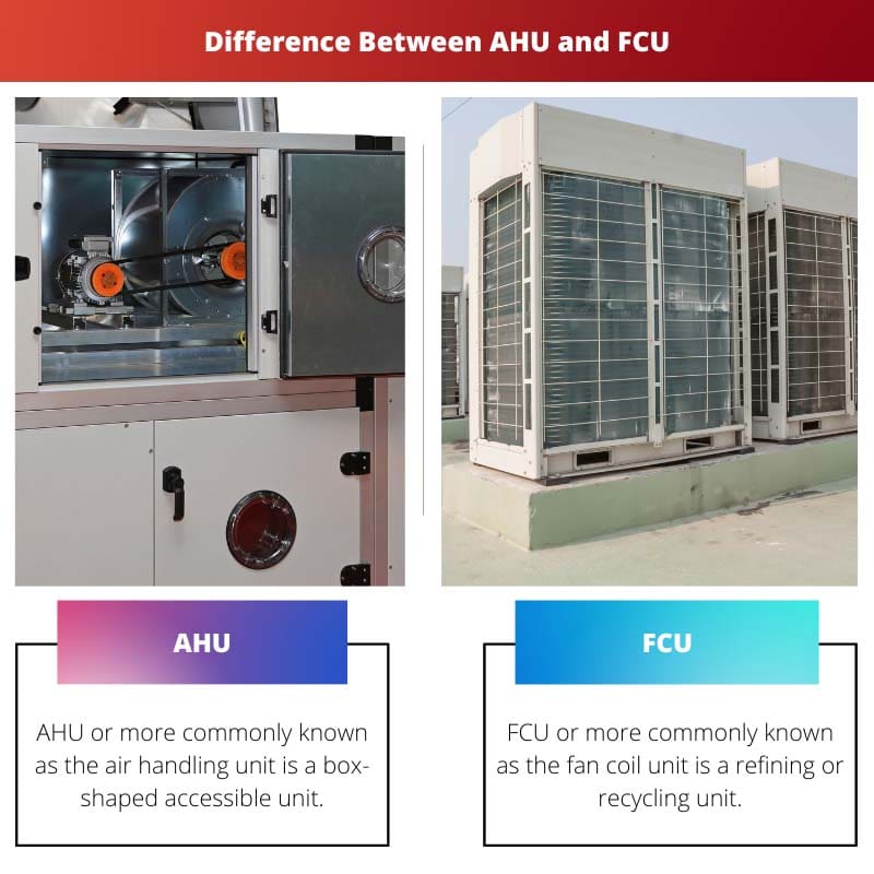 Sự khác biệt giữa AHU và FCU