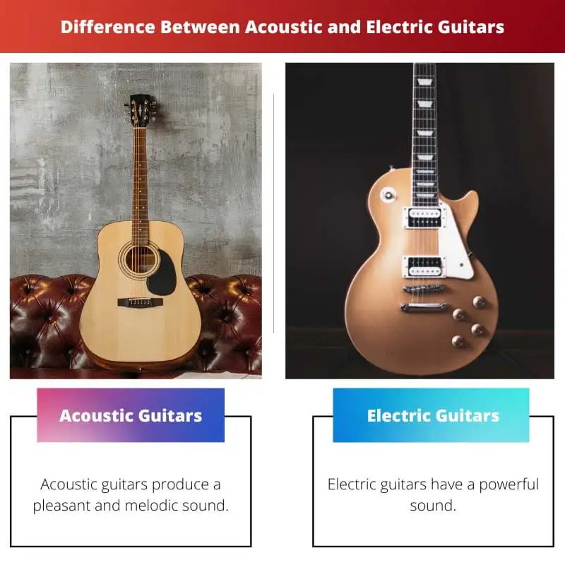 Difference Between Acoustic and Electric Guitars