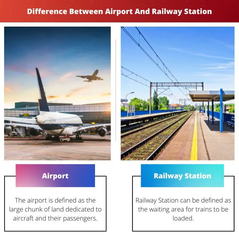 Difference Between Airport And Railway Station