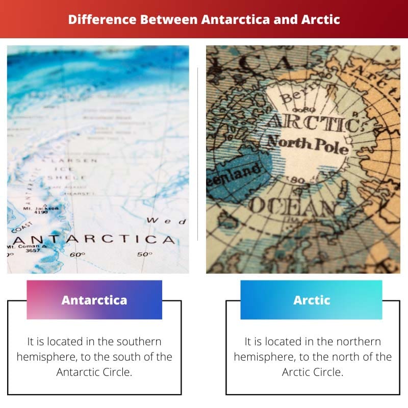 Difference Between Antarctica and Arctic
