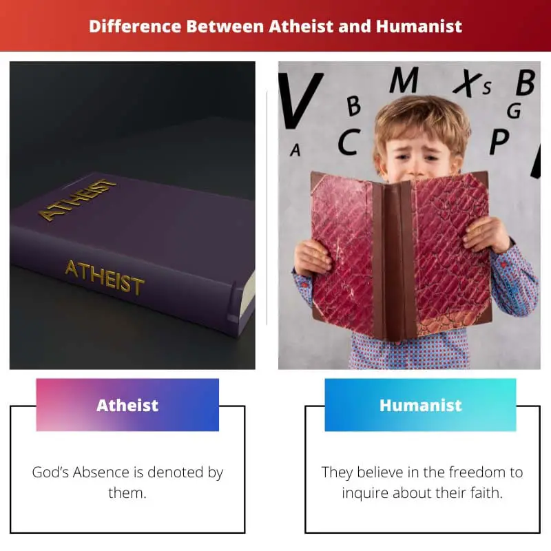 Rozdíl mezi ateistou a humanistou