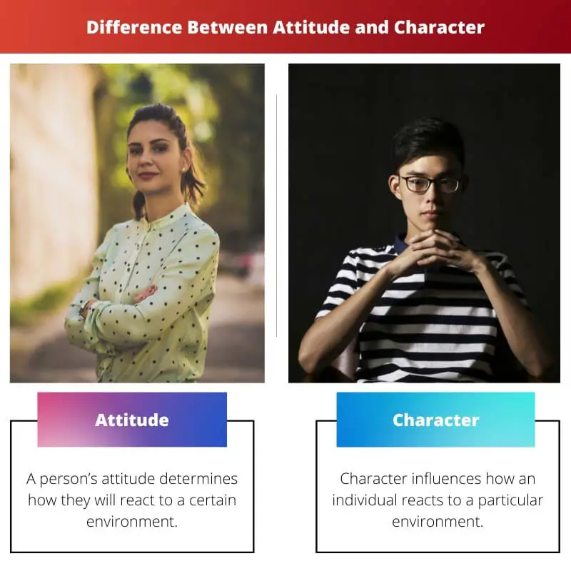 Rozdíl mezi postojem a charakterem