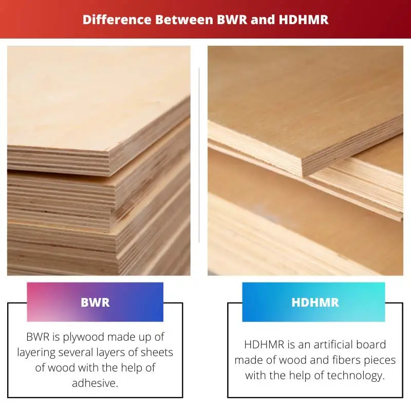 Διαφορά μεταξύ BWR και HDHMR