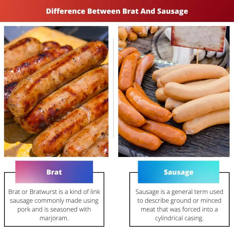 Difference Between Brat And Sausage