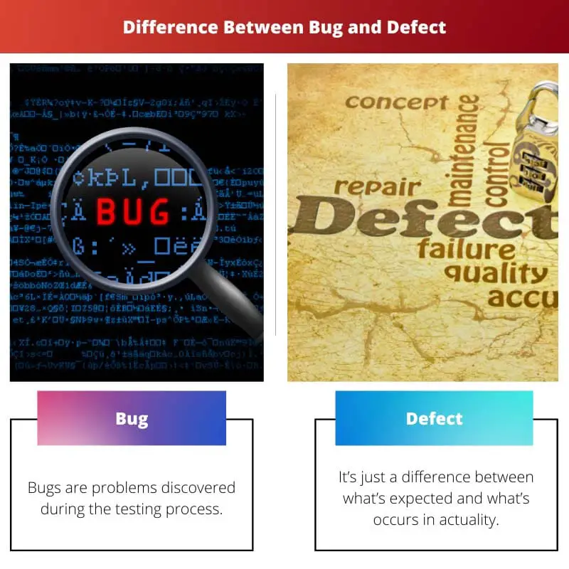 Perbedaan Antara Bug dan Cacat