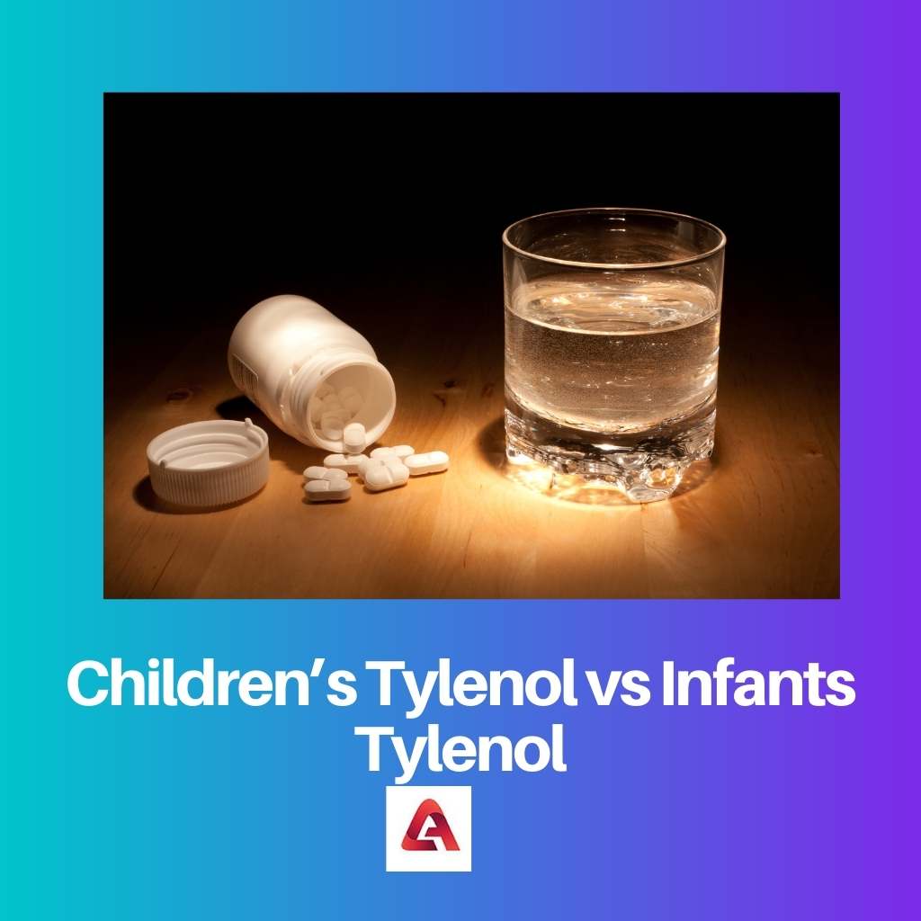الفرق بين الأطفال Tylenol والرضع Tylenol