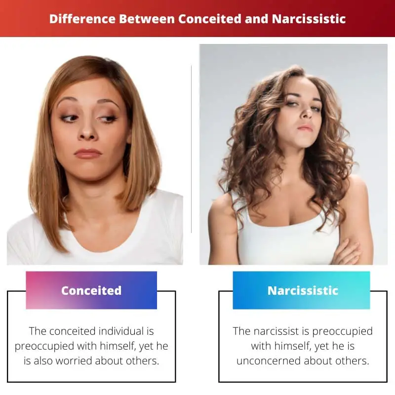 Difference Between Conceited and Narcissistic