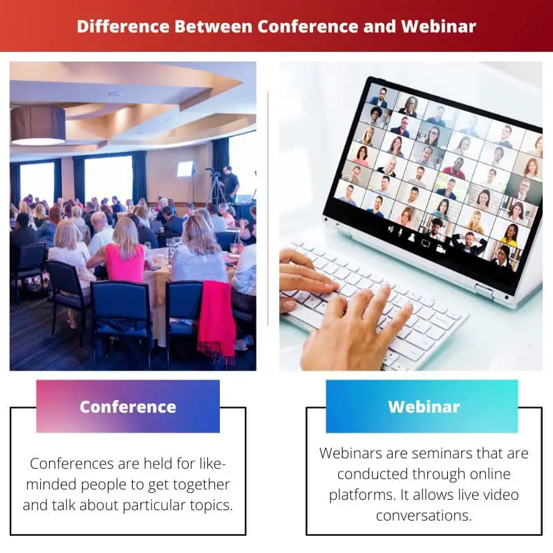 Difference Between Conference and Webinar