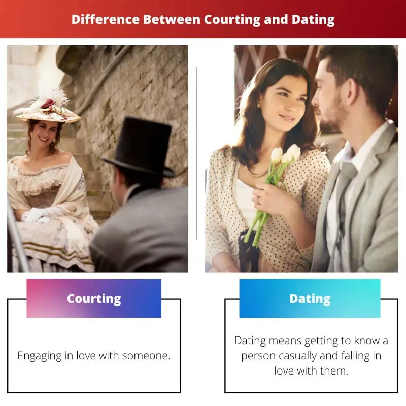 Разница между ухаживанием и свиданием