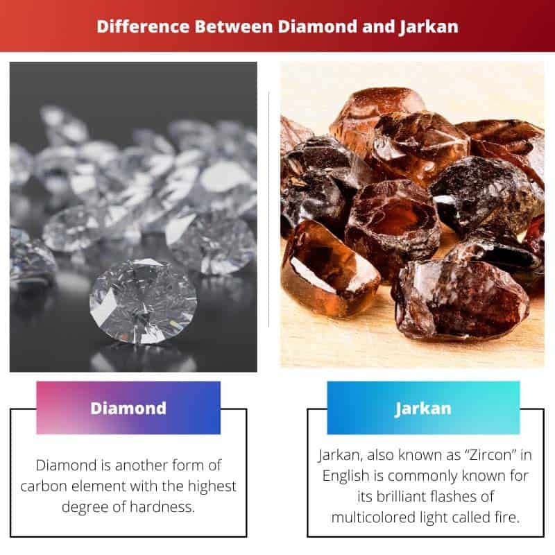 Differenza tra diamante e Jarkan