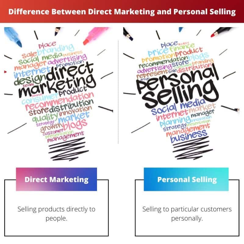 Differenza tra marketing diretto e vendita personale