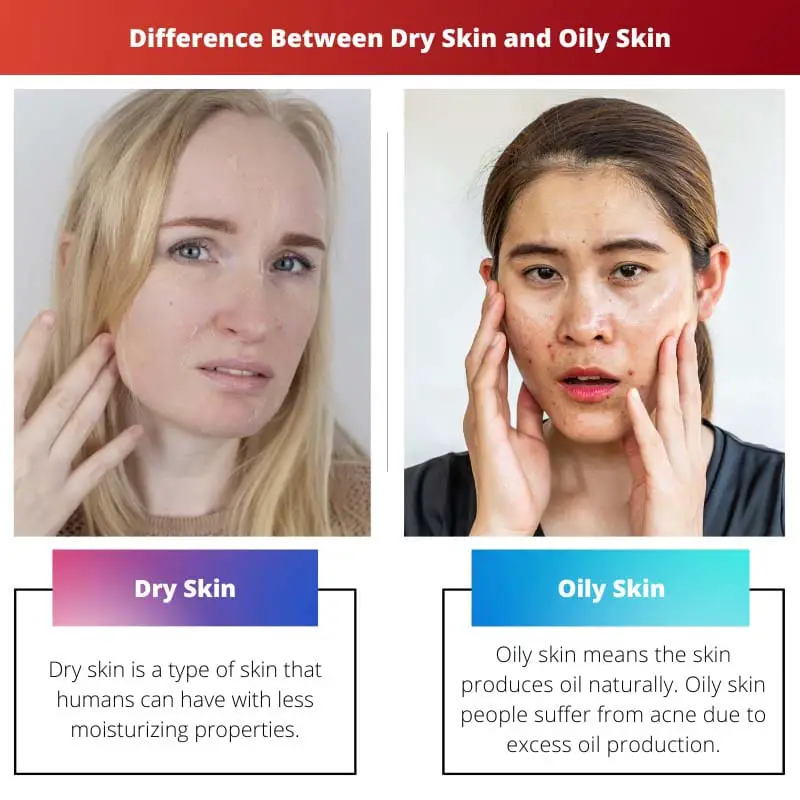 Difference Between Dry Skin and Oily Skin
