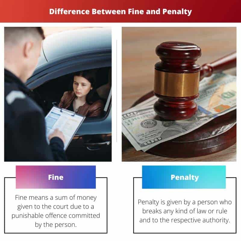 Difference Between Fine and Penalty