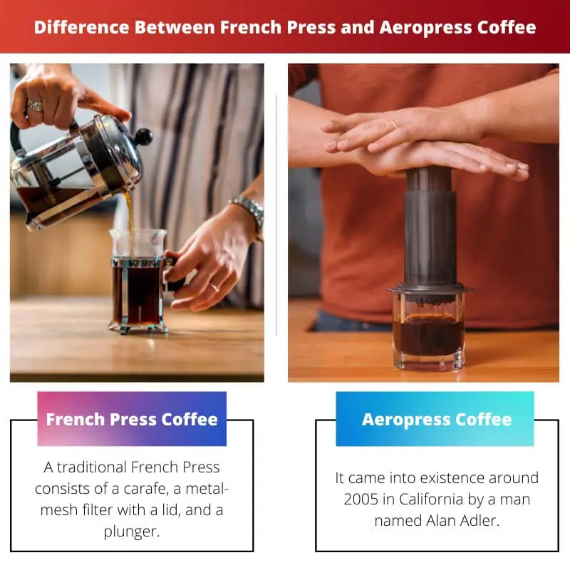 Difference Between French Press and Aeropress Coffee