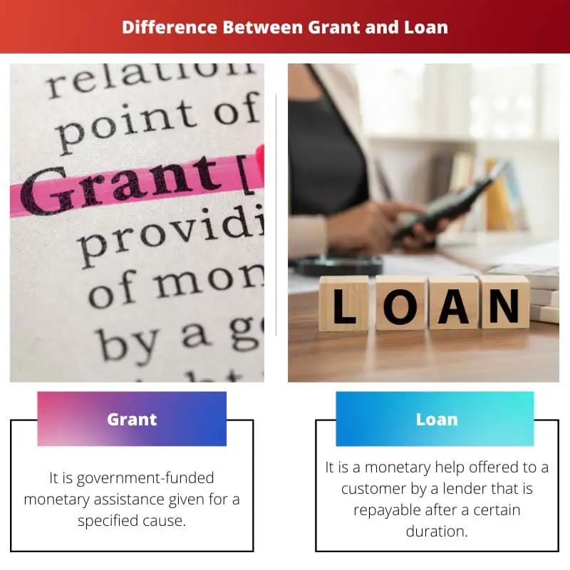Rozdíl mezi grantem a půjčkou
