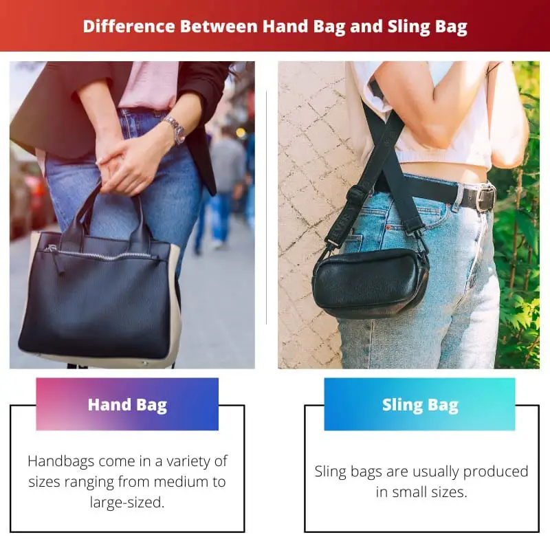 Difference Between Hand Bag and Sling Bag