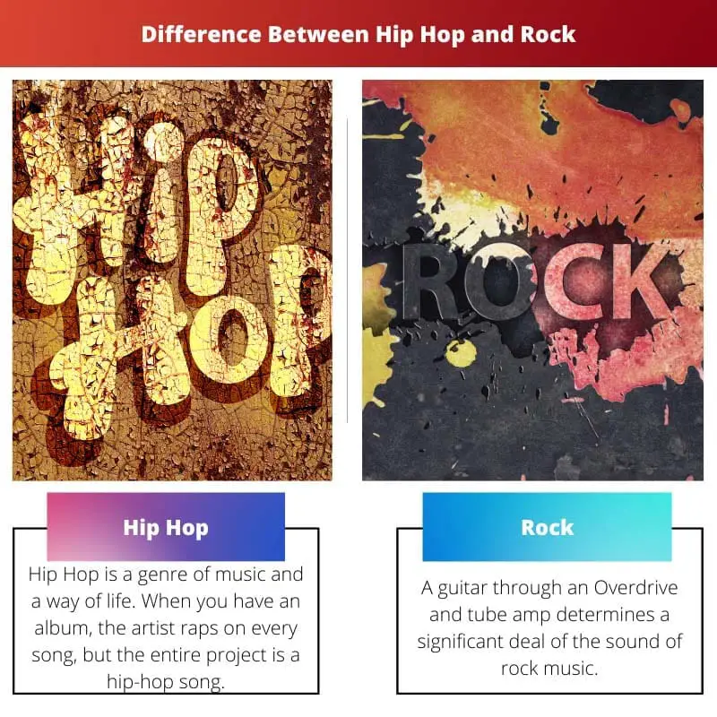 Difference Between Hip Hop and Rock