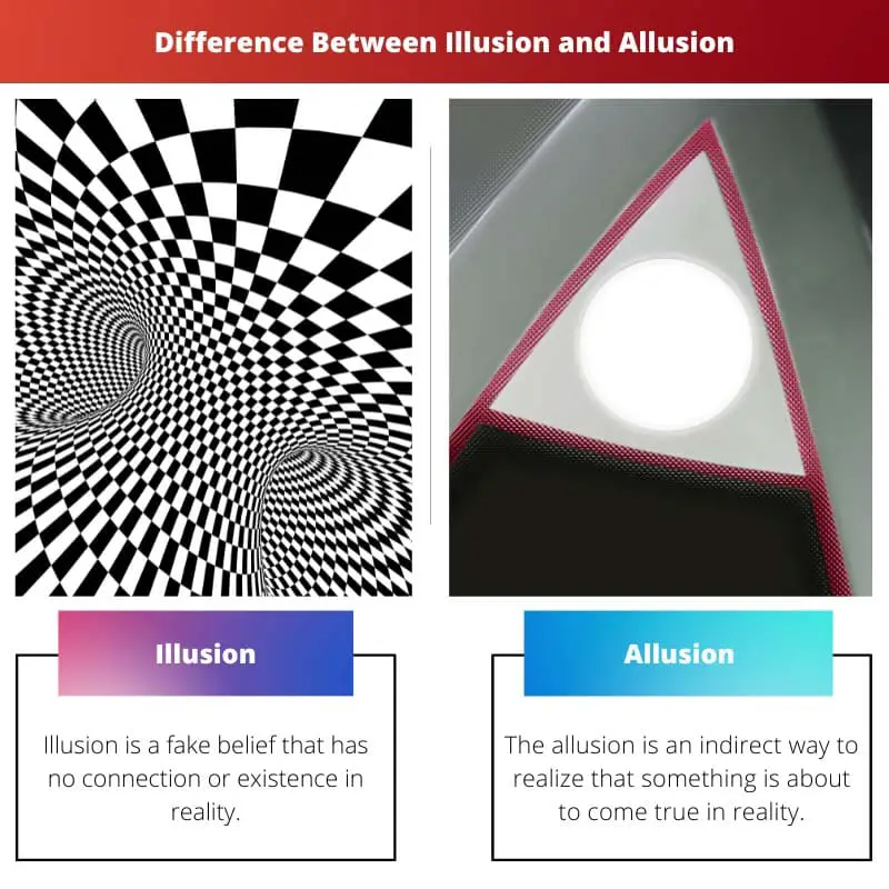 Différence entre illusion et allusion