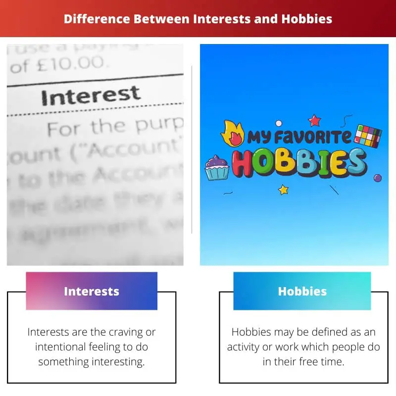 Difference Between Interests and Hobbies
