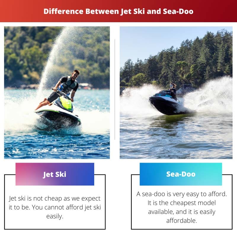 Difference Between Jet Ski and Sea Doo