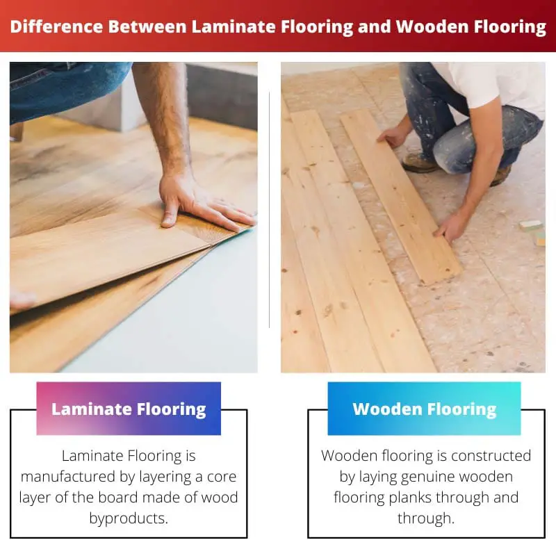 Rozdíl mezi laminátovými podlahami a dřevěnými podlahami