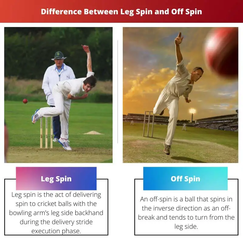 Διαφορά ανάμεσα στο Leg Spin και στο Off Spin