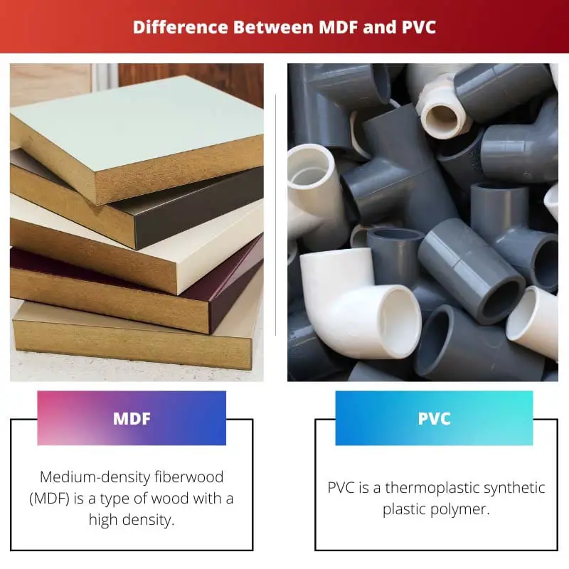 Difference Between MDF and PVC
