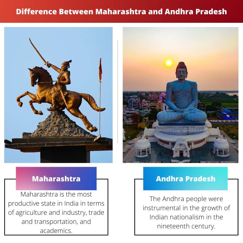 Verschil tussen Maharashtra en Andhra Pradesh