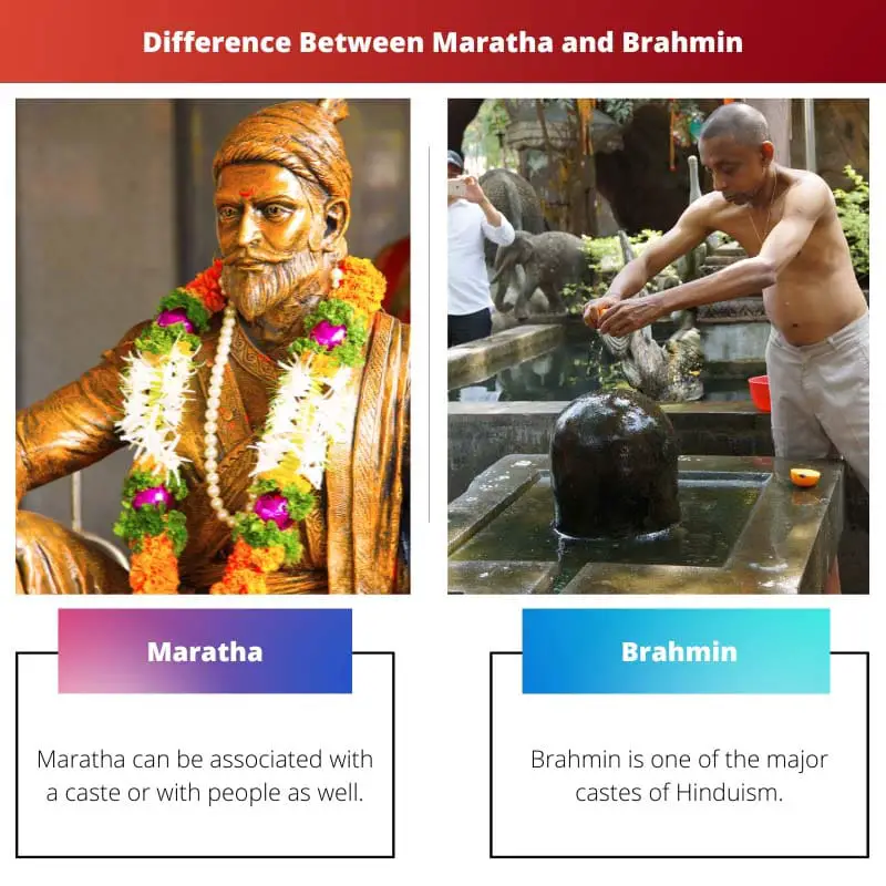 Difference Between Maratha and Brahmin