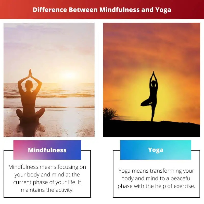 Difference Between Mindfulness and Yoga
