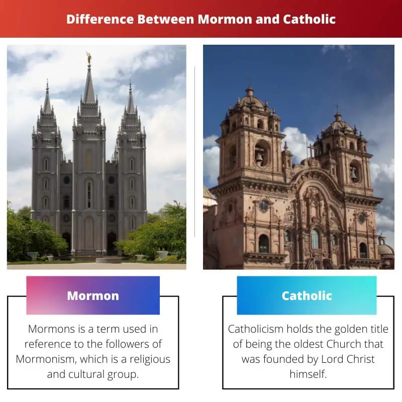 الفرق بين المورمون والكاثوليكية