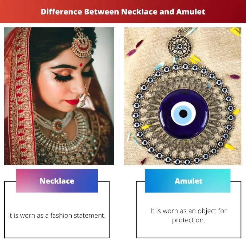 Diferencia entre collar y amuleto