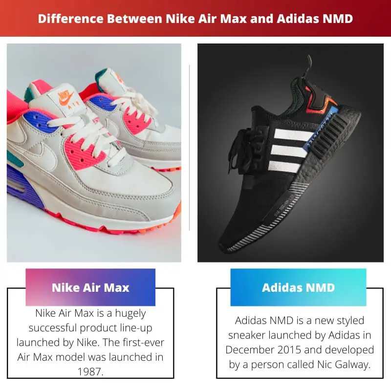 Difference Between Nike Air Max and Adidas NMD