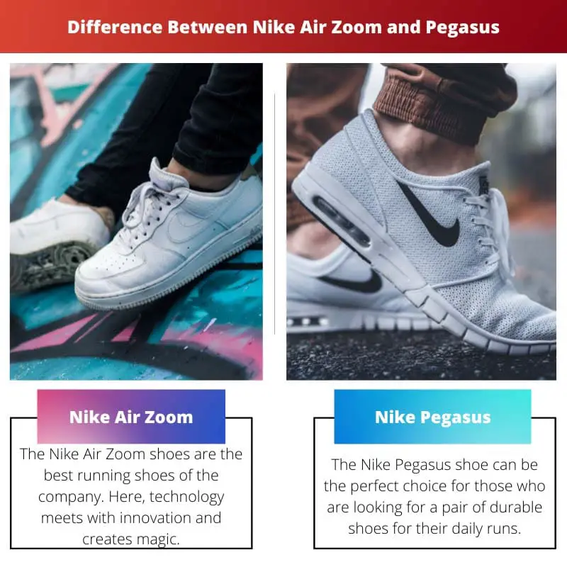 Difference Between Nike Air Zoom and Pegasus