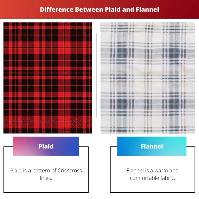 Sự khác biệt giữa Kẻ sọc và Flannel