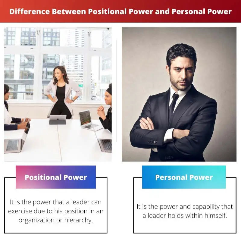 Diferencia entre poder posicional y poder personal