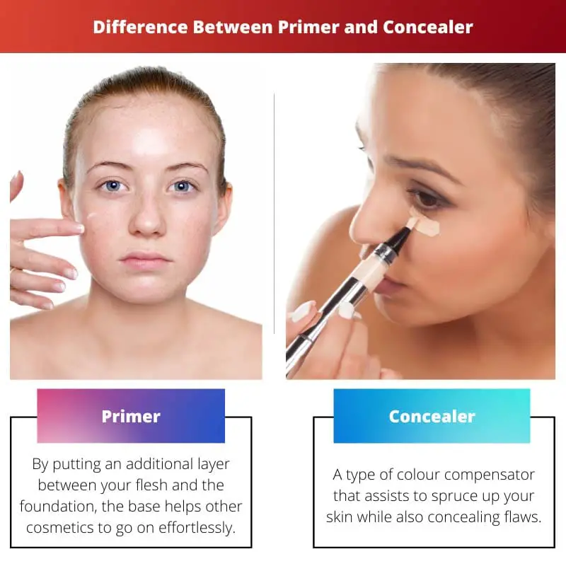 Difference Between Primer and Concealer