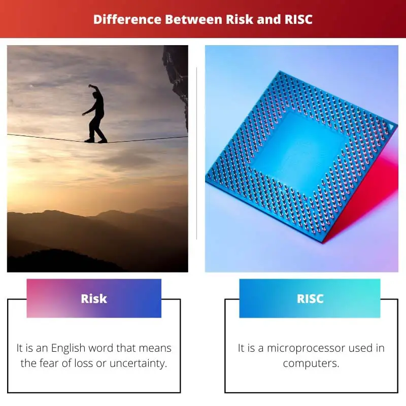 Difference Between Risk and RISC