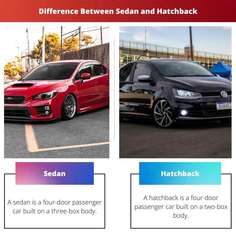 Forskellen mellem Sedan og Hatchback