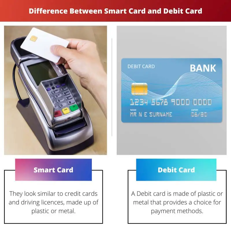 Difference Between Smart Card and Debit Card