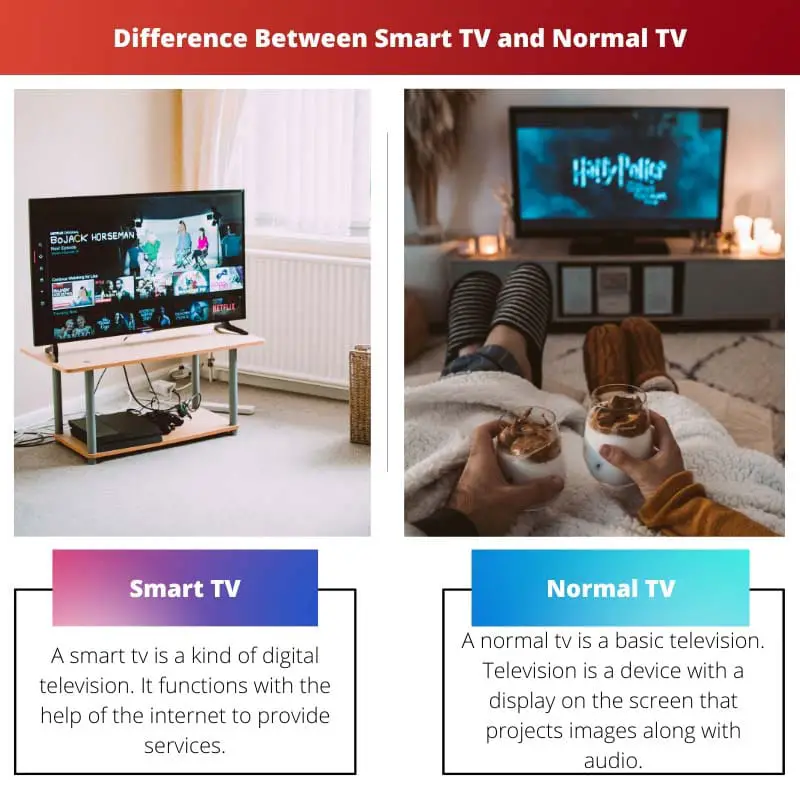 Difference Between Smart TV and Normal TV