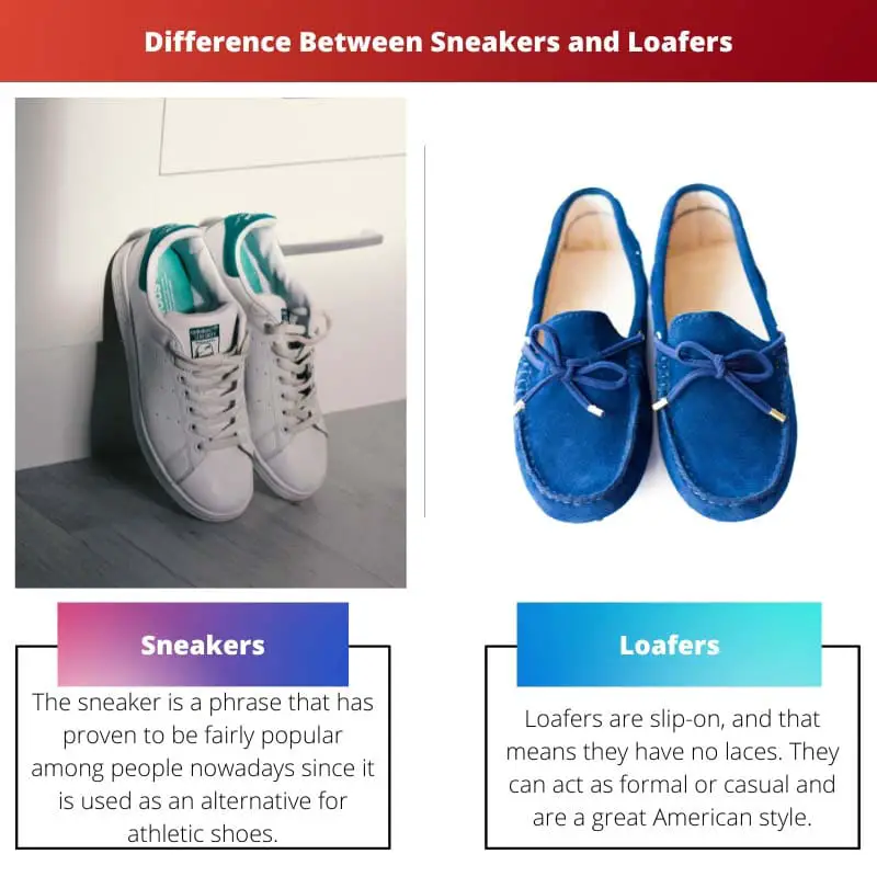 Difference Between Sneakers and Loafers