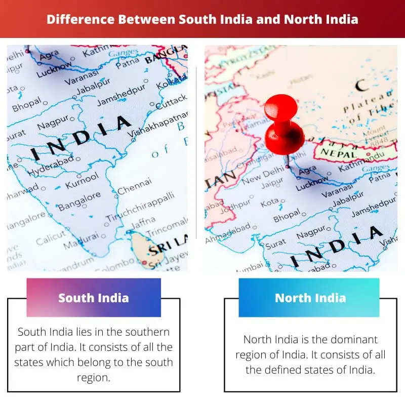 Difference Between South India and North India