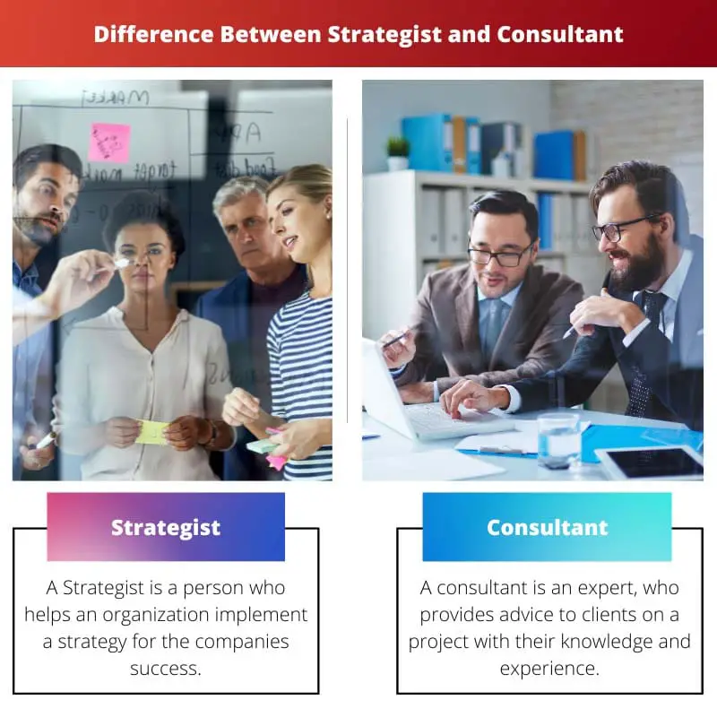 战略家和顾问之间的区别
