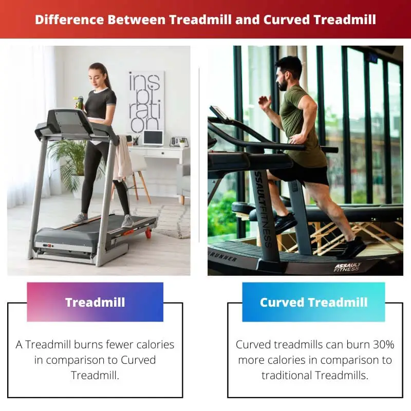 Difference Between Treadmill and Curved Treadmill