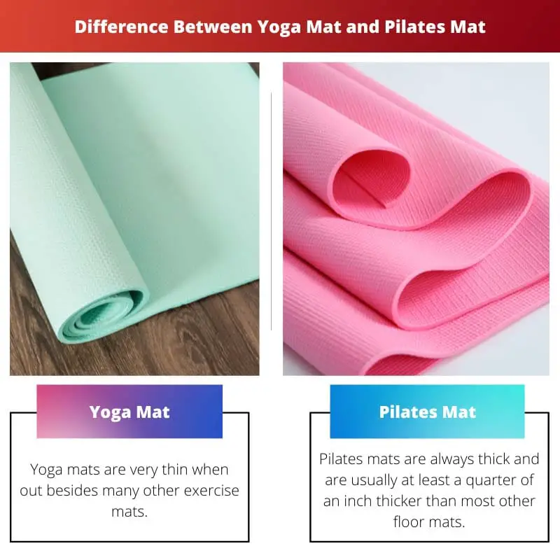 Difference Between Yoga Mat and Pilates Mat