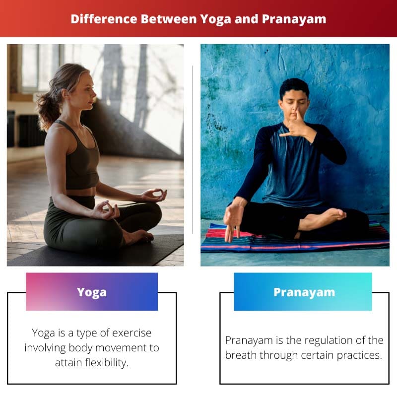 Verschil tussen yoga en pranayam